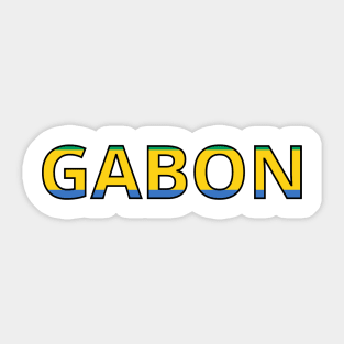 Drapeau Gabon Sticker